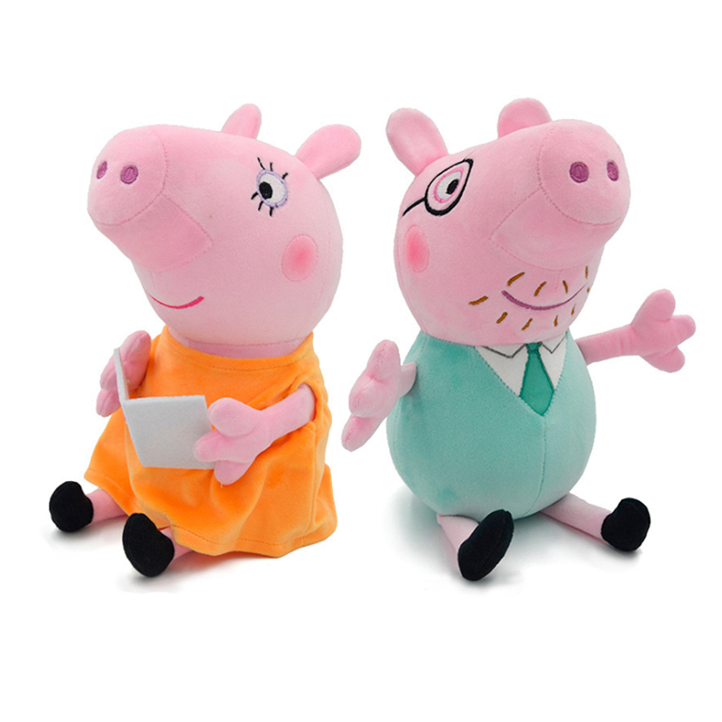30cm Peppa Pig Plush Toys Cute - Dad Hat Cotton review and price