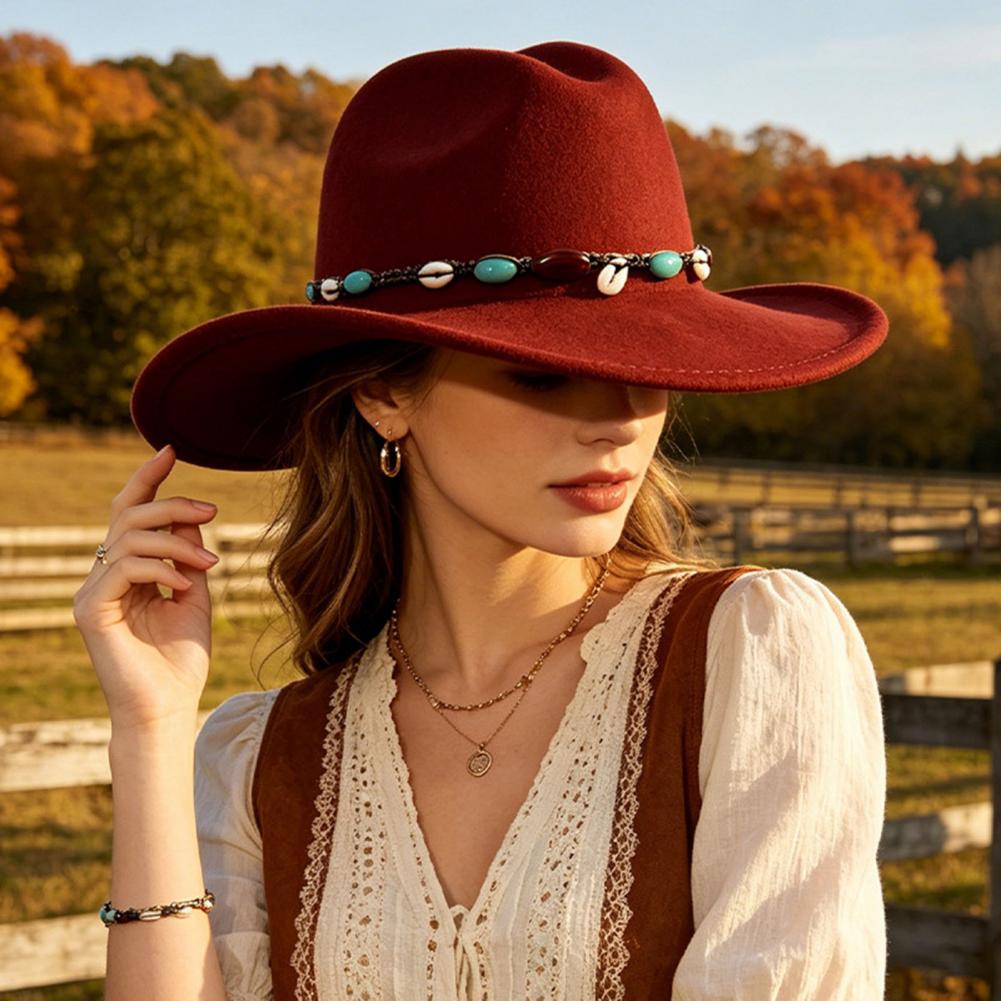Western Cowboy Style Hat Wool  - Fedora Hat Wool review and price