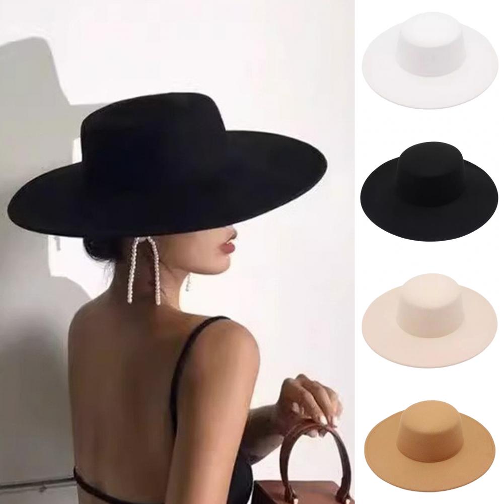 Wide Brim Fedora for Women Ver - Fedora Hat Wool review and price