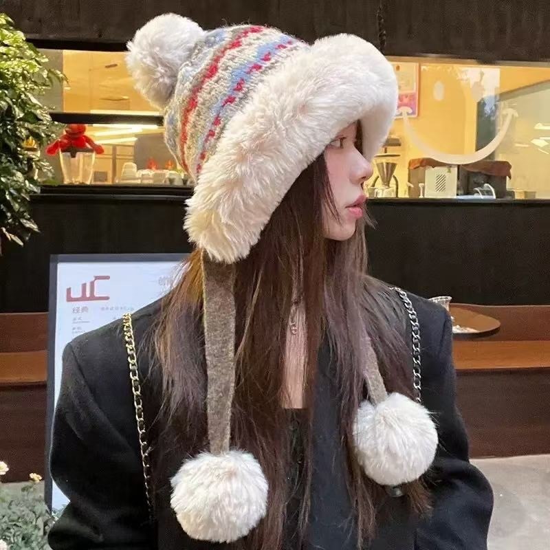 Women Fair Isle Trapper Bomber - Winter Trapper Hat review and price
