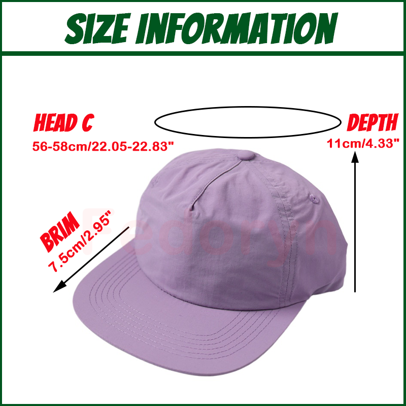 Fedoryn Custom Embroidery Base - Snapback Hat Flat review and price