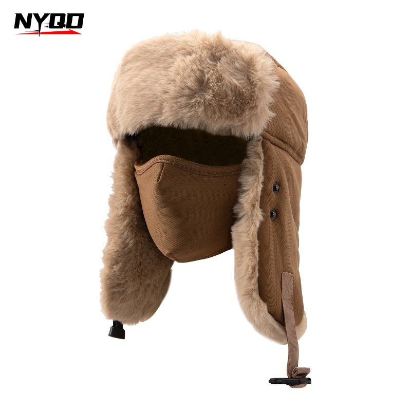 Men Winter Faux Fur Trapper Ha - Trapper Hat Ear Flap review and price