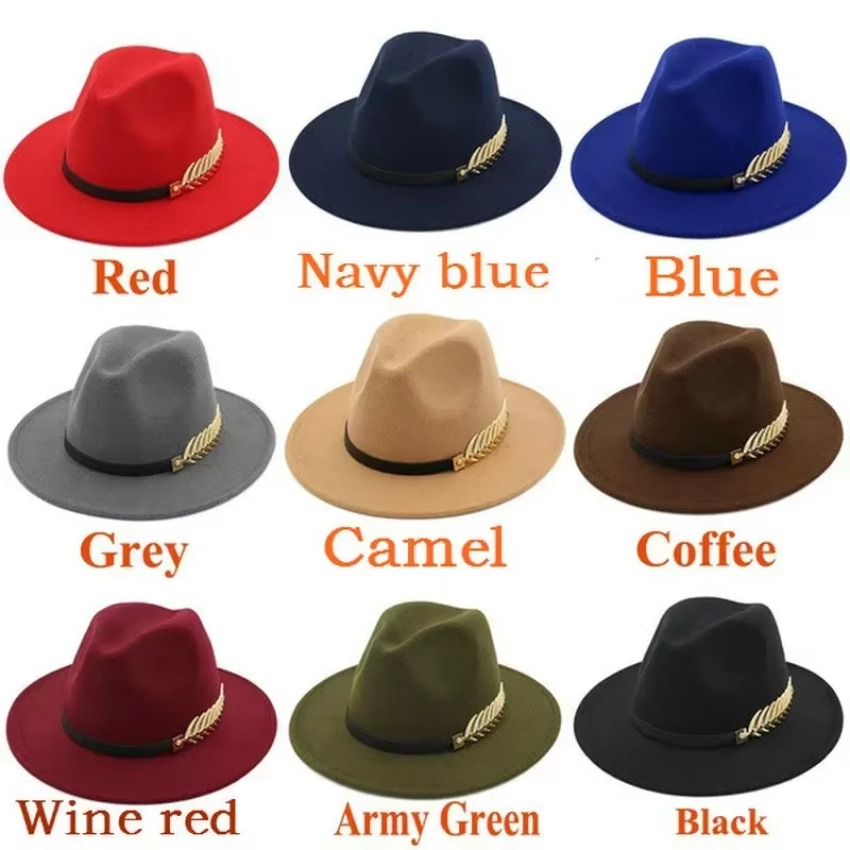 1 Pcs New Fashion Unisex Men W - Fedora Hat Wool review and price