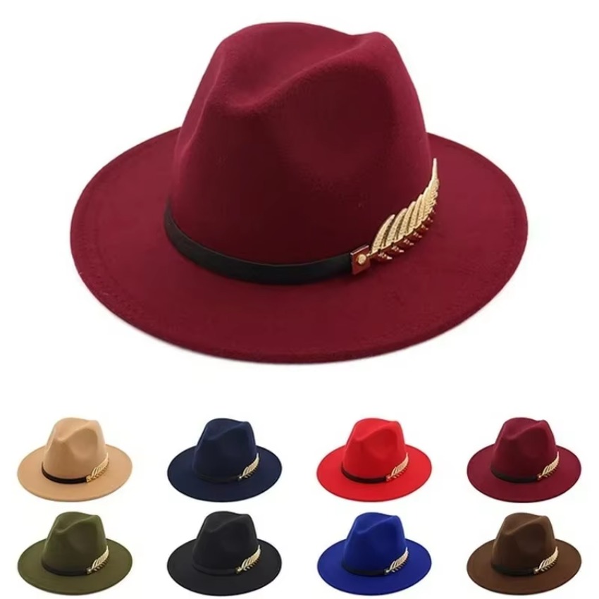 1 Pcs New Fashion Unisex Men W - Fedora Hat Wool review and price