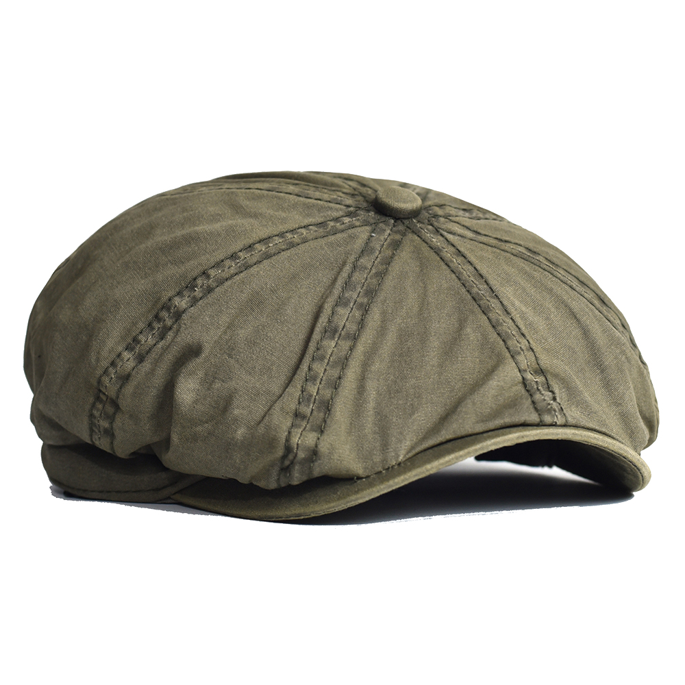 Washed Cotton Newsboy Cap Peak - Dad Hat Cotton review and price